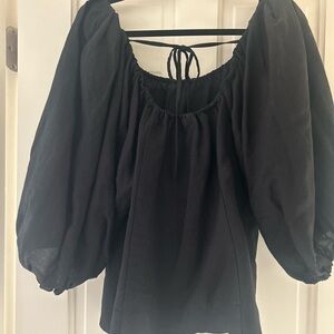 Elegant Black Women's Top NWOT